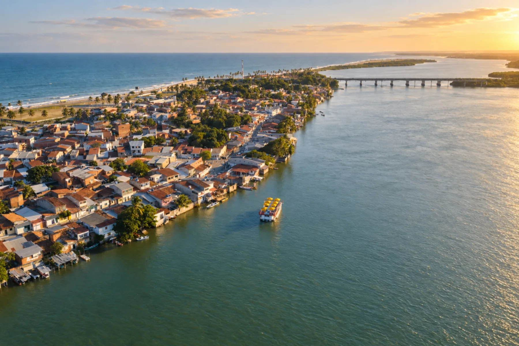 Lagoa Mundaú no Pontal da Barra.