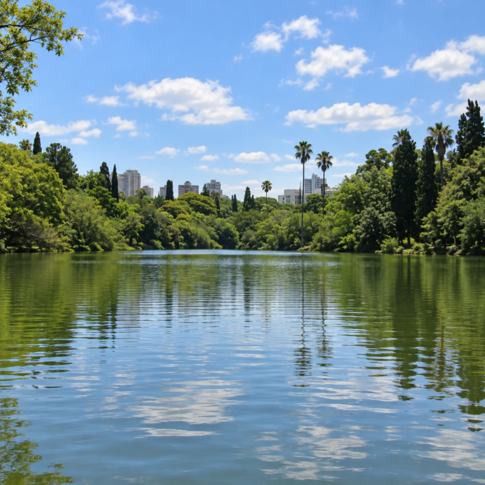 Lago do Parque Farroupilha, a Redenção.