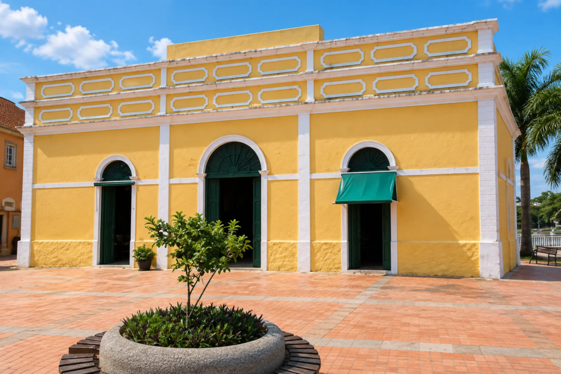 Mercado Velho, fachada histórica.