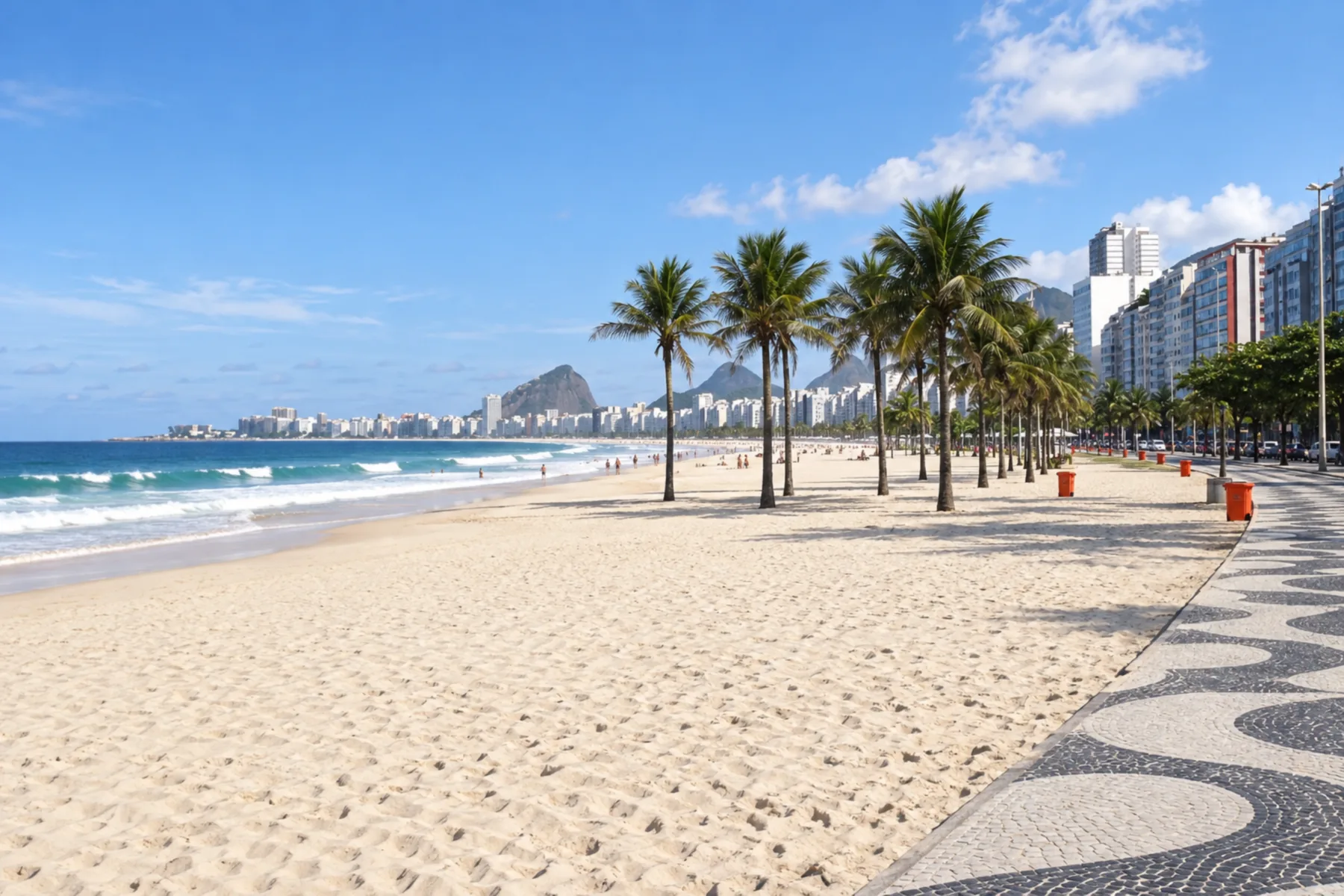 Praia de Copacabana.