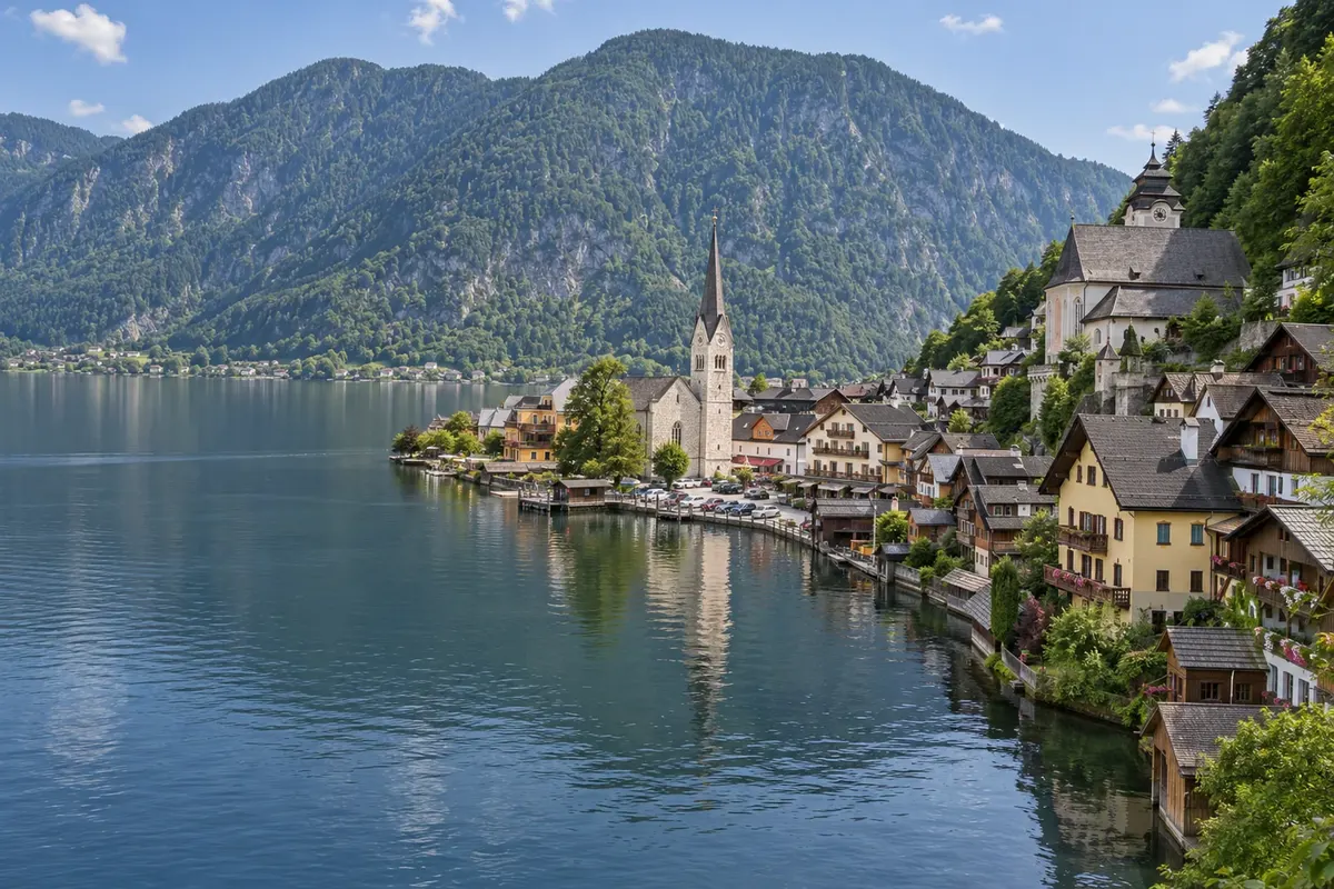 Hallstatt e o Hallstätter See, Alta Áustria