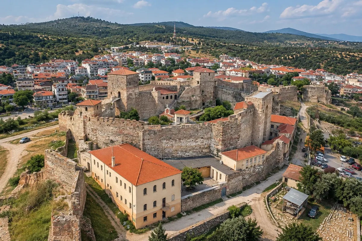 Ano Poli, muralhas e Eptapyrgio