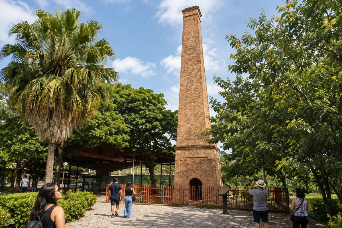 Chaminé do Antigo Engenho da Fazenda Santa Cecília