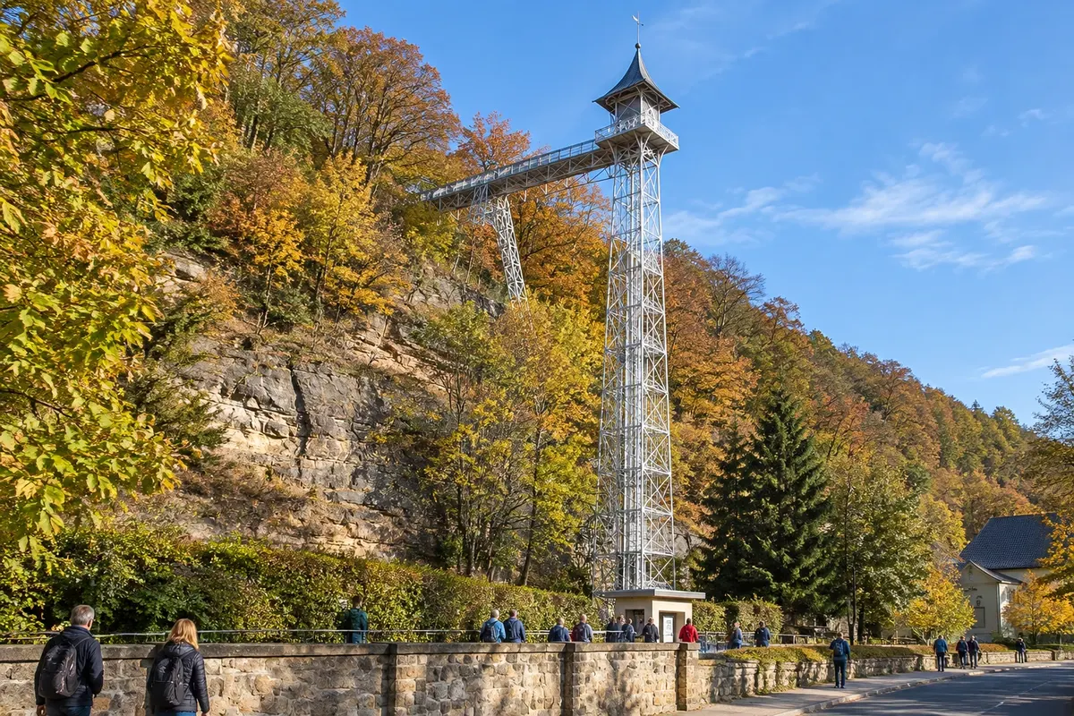 Historischer Personenaufzug Bad Schandau