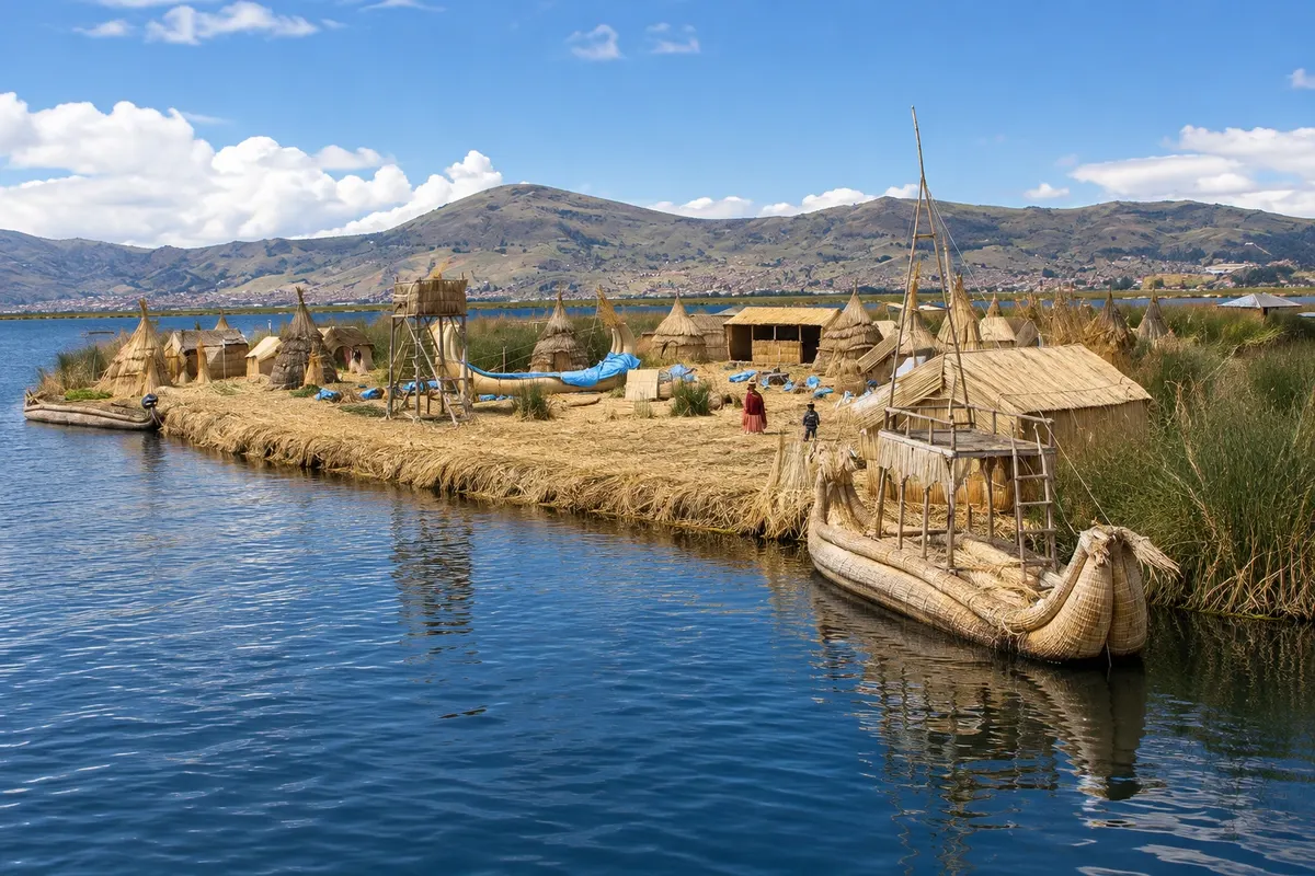 Islas flotantes de los Uros