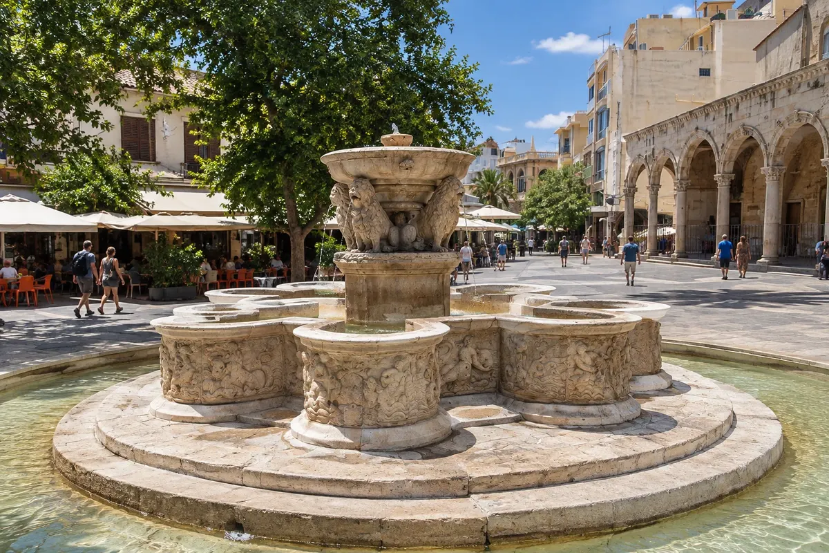 Praça dos Leões e Fonte Morosini (Plateia Liontarion)