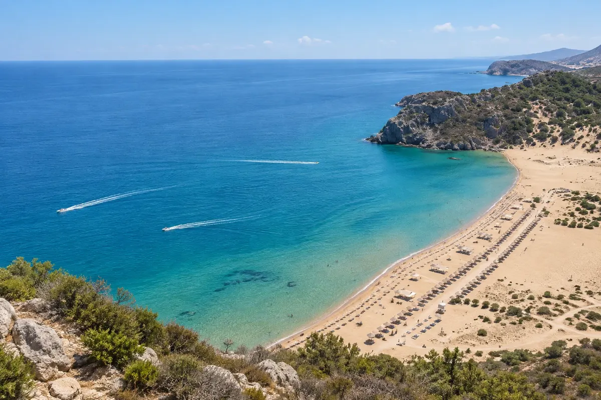 Praia de Tsambika (Paralia Tsambika)