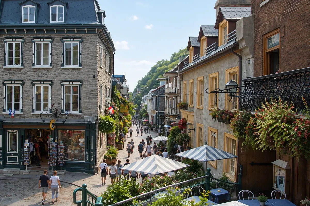Quartier Petit-Champlain e Place Royale
