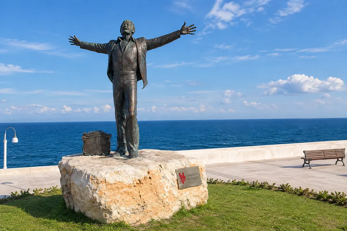 Statua di Domenico Modugno