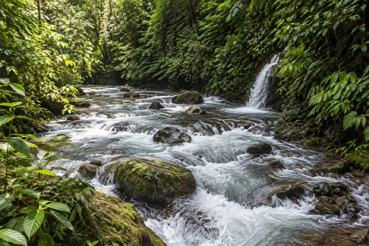 Tarabita e Santuario de Cascadas