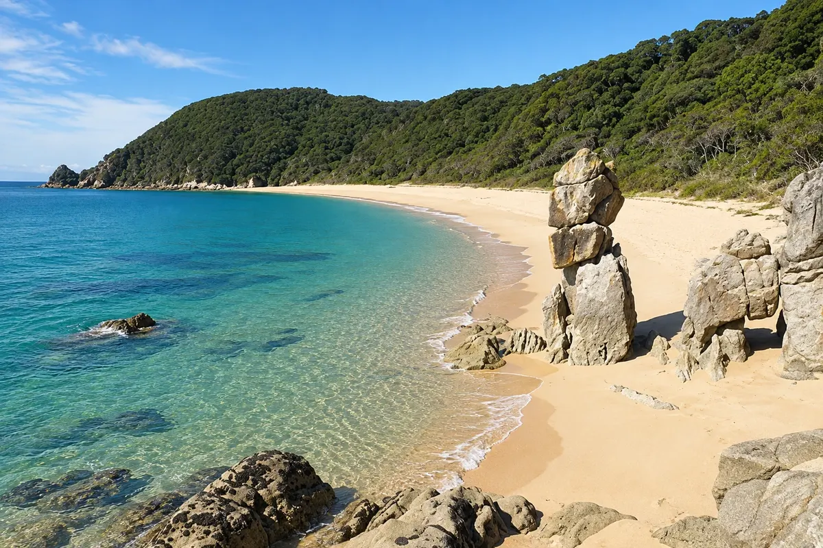 Trilha costeira Abel Tasman