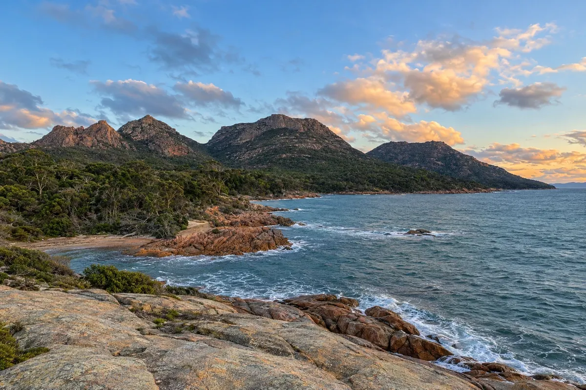Freycinet e a costa leste da Tasmânia