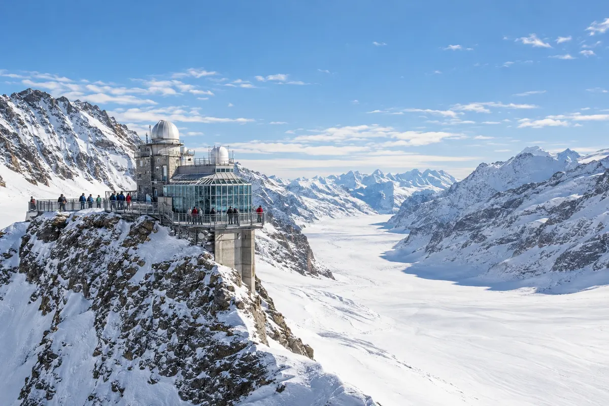 Interlaken e a Jungfrau
