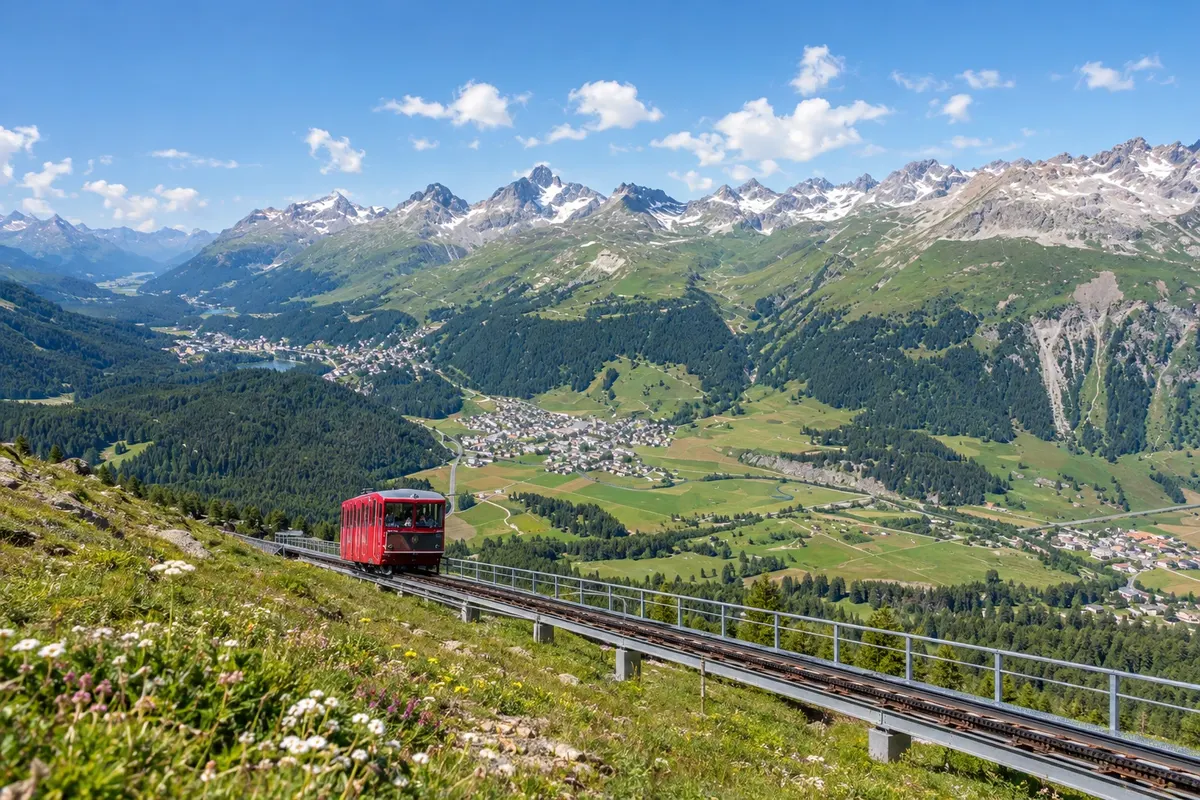 St. Moritz e a Engadina