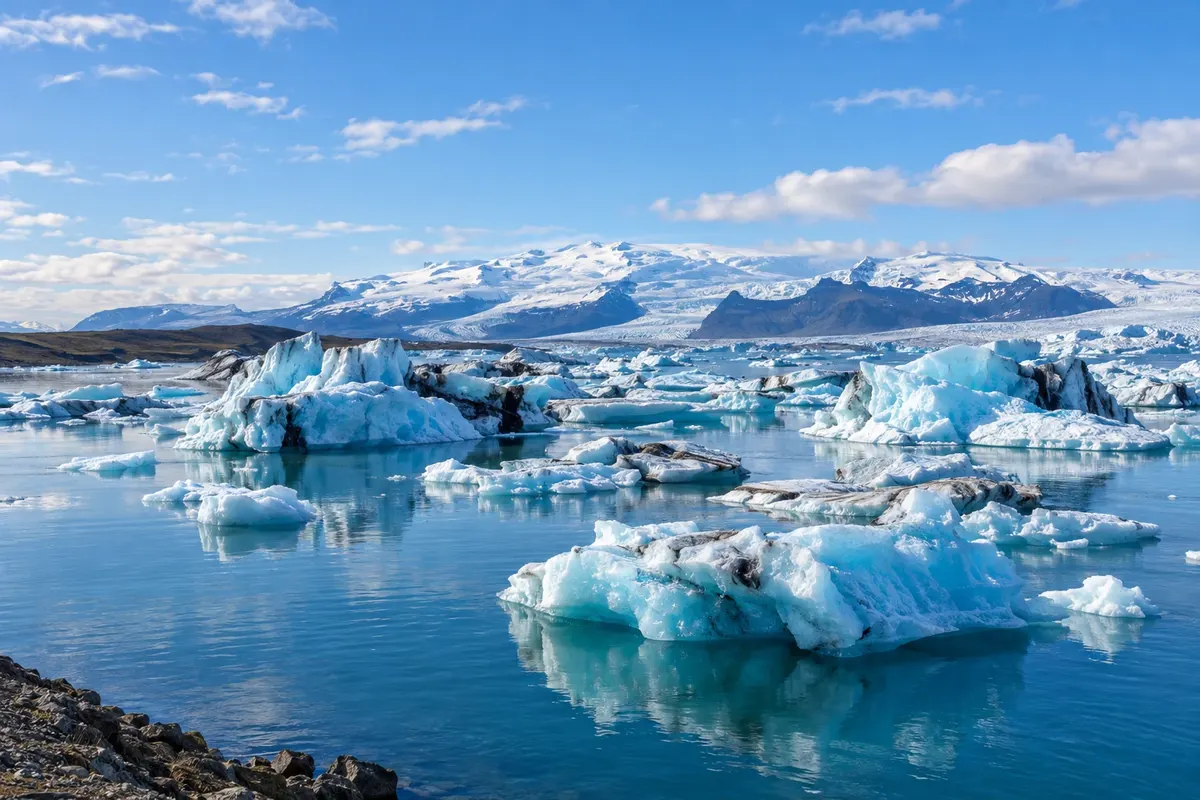 Vatnajökull e lagoas glaciais