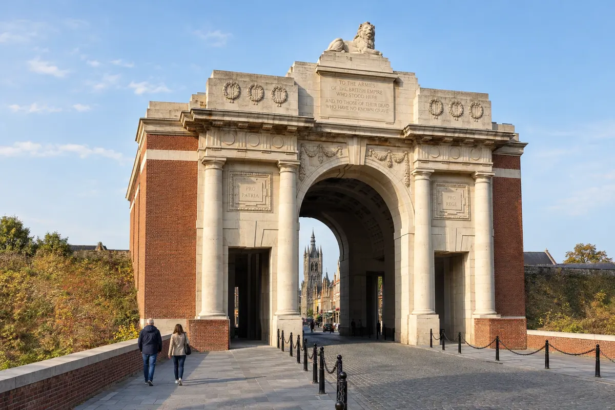 Ypres e o front