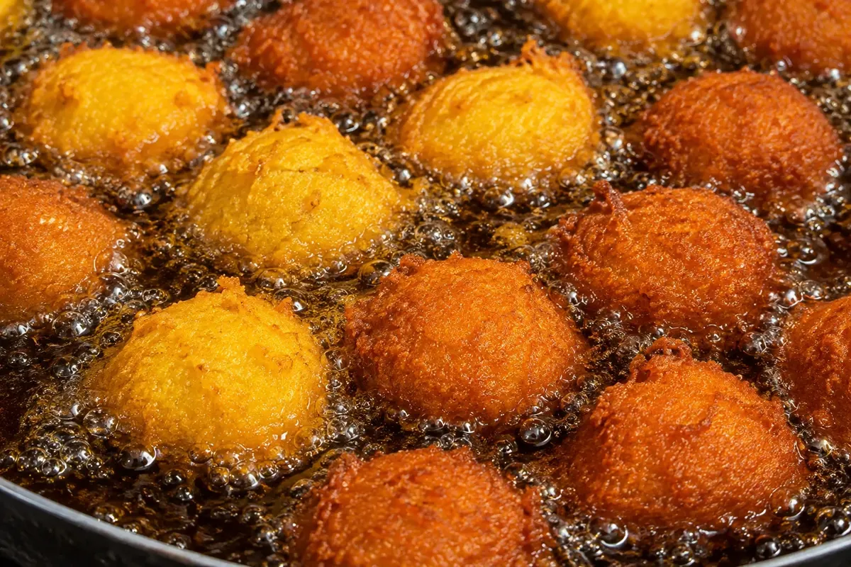 Acarajé — detalhe do alimento ou preparo.