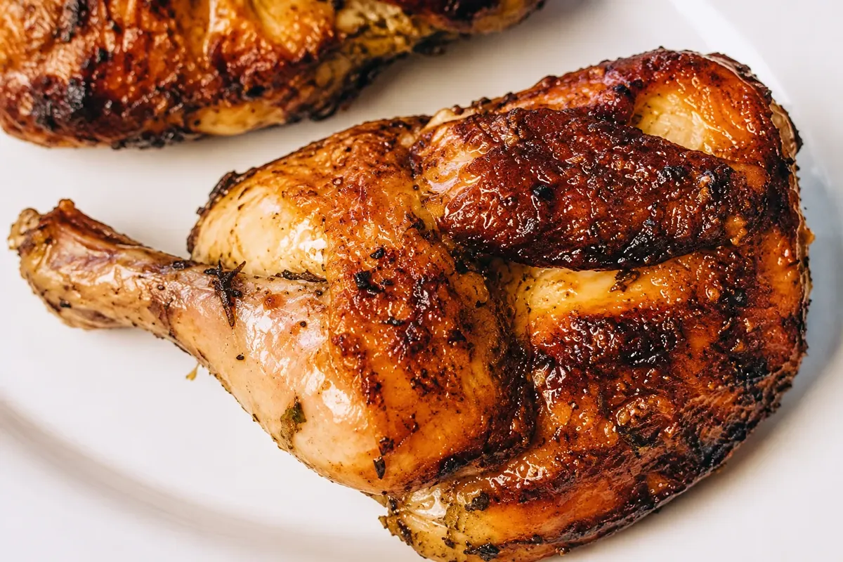 Galeto al primo canto — detalhe do alimento ou preparo.