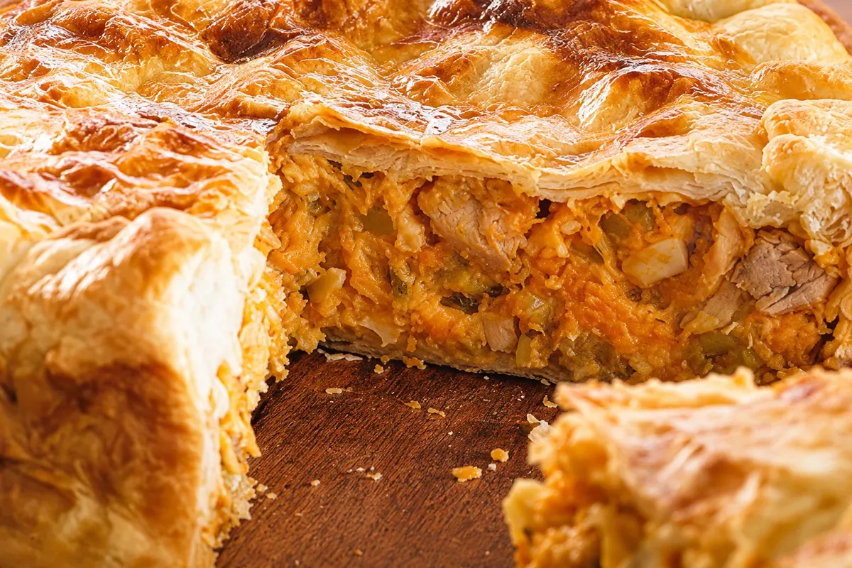 Empadão goiano — detalhe do alimento ou preparo.