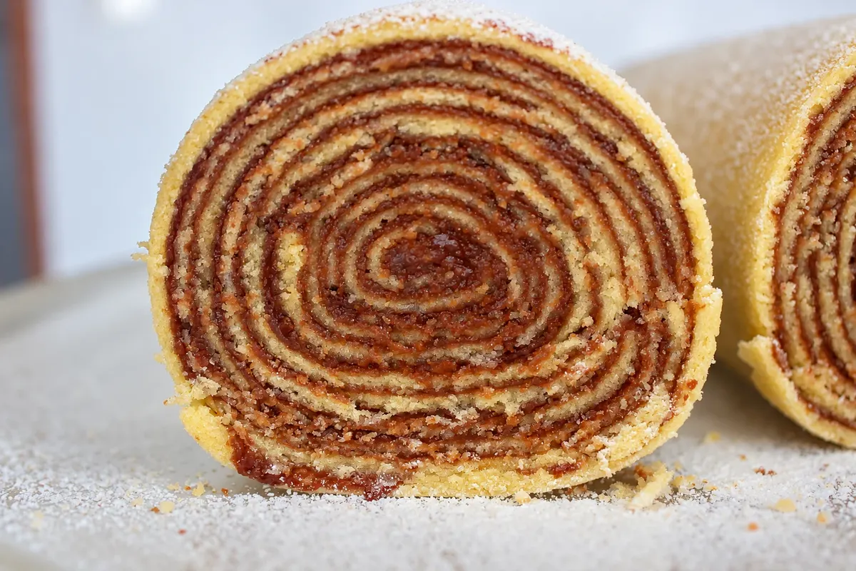 Bolo de rolo — detalhe do alimento ou preparo.