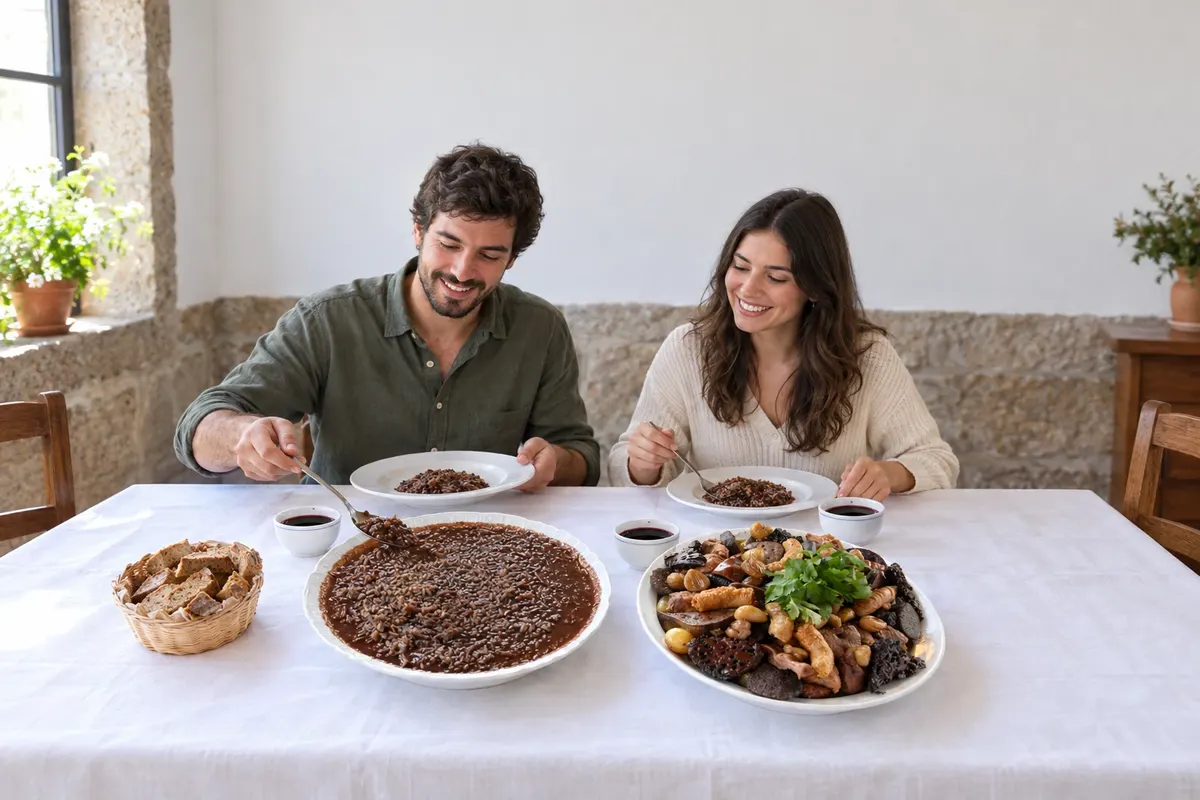 Arroz de sarrabulho à moda de Ponte de Lima — Viana do Castelo, Portugal