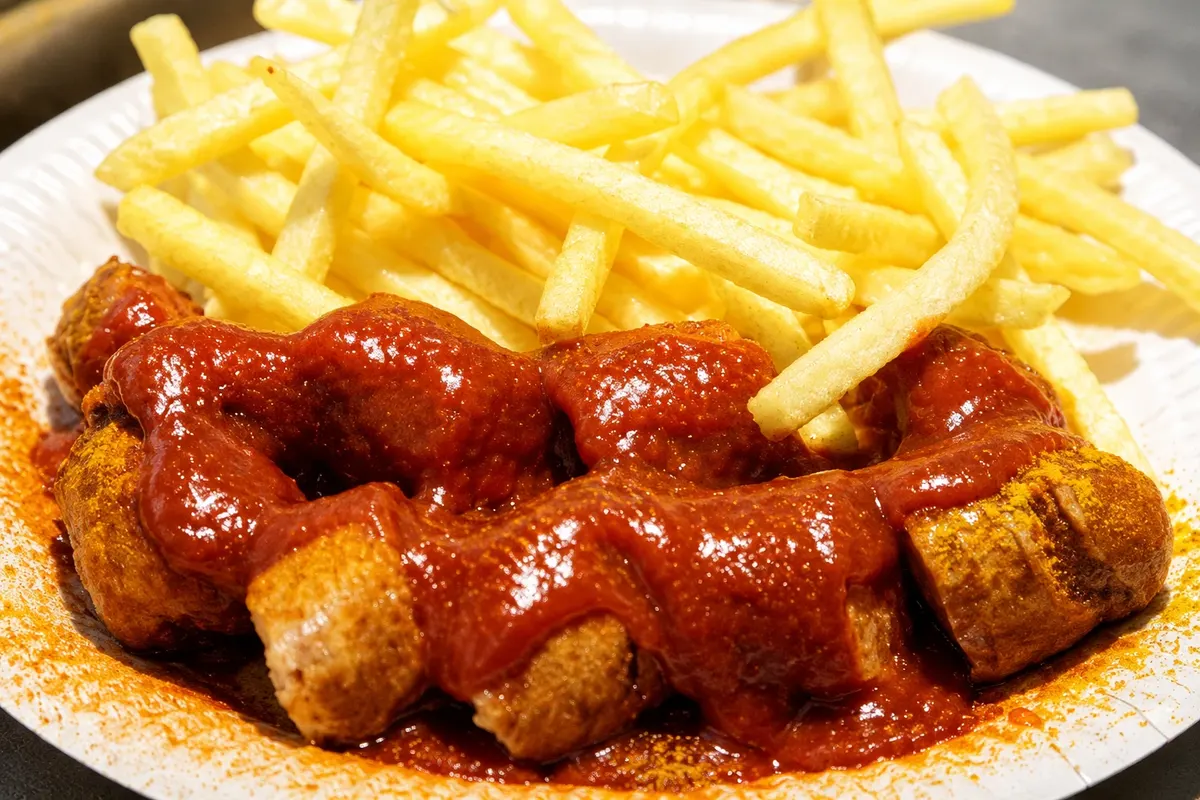 Currywurst — Alemanha.
