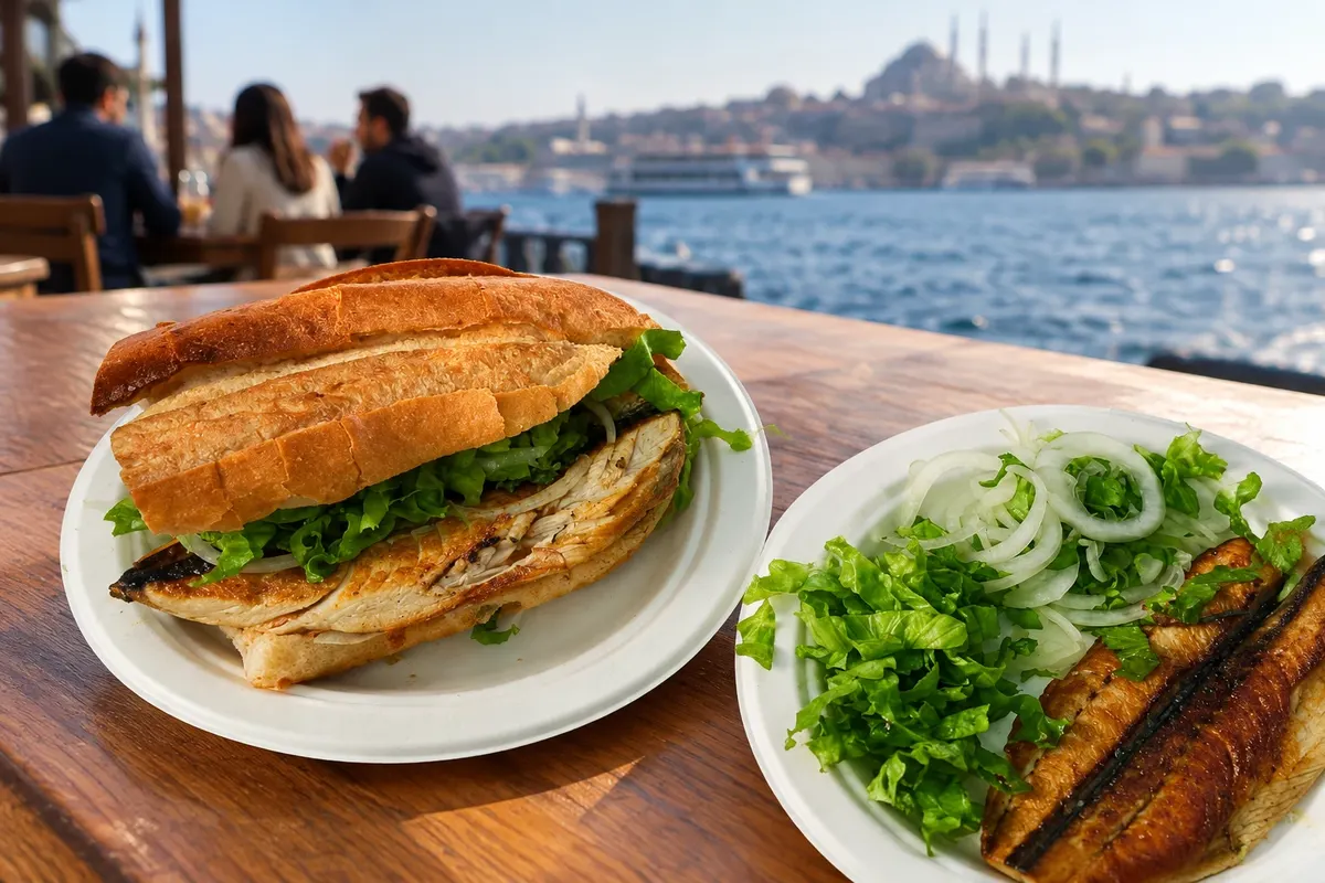 Eminönü balık ekmek — Istambul, Turquia