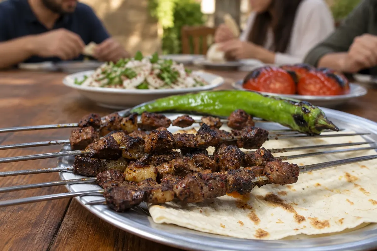 Diyarbakır ciğer kebabı — Diyarbakır, Turquia