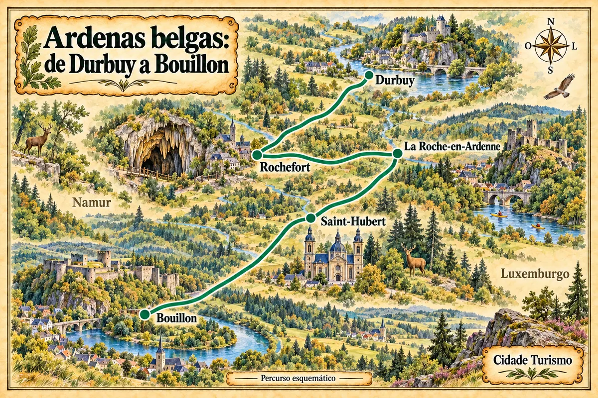 Ardenas belgas: de Durbuy a Bouillon