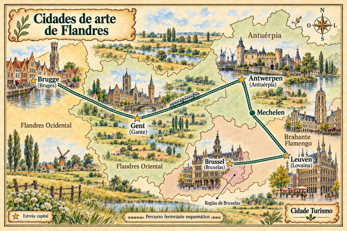 Cidades de arte de Flandres