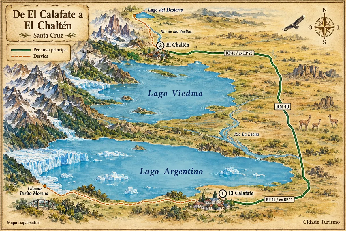De El Calafate a El Chaltén