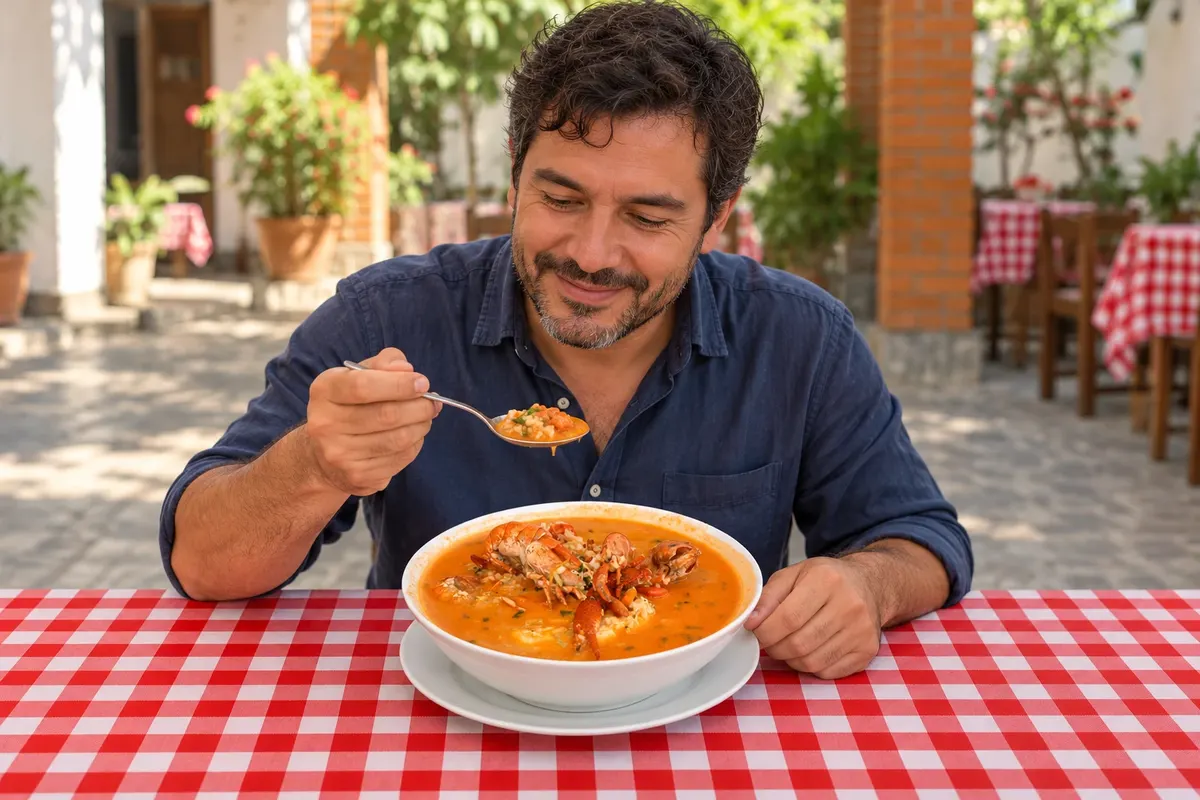 Chupe de camarones — Arequipa, Peru