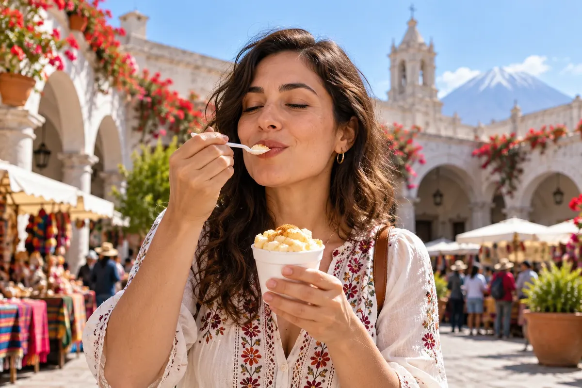 Queso helado — Arequipa, Peru