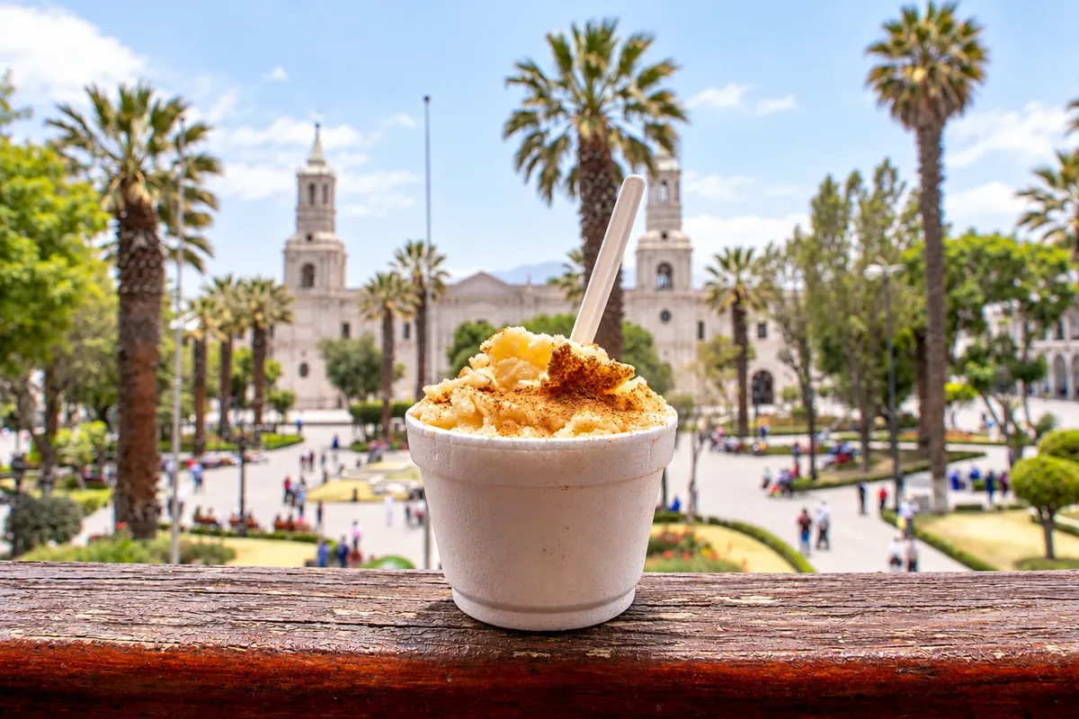 Queso helado — Arequipa, Peru