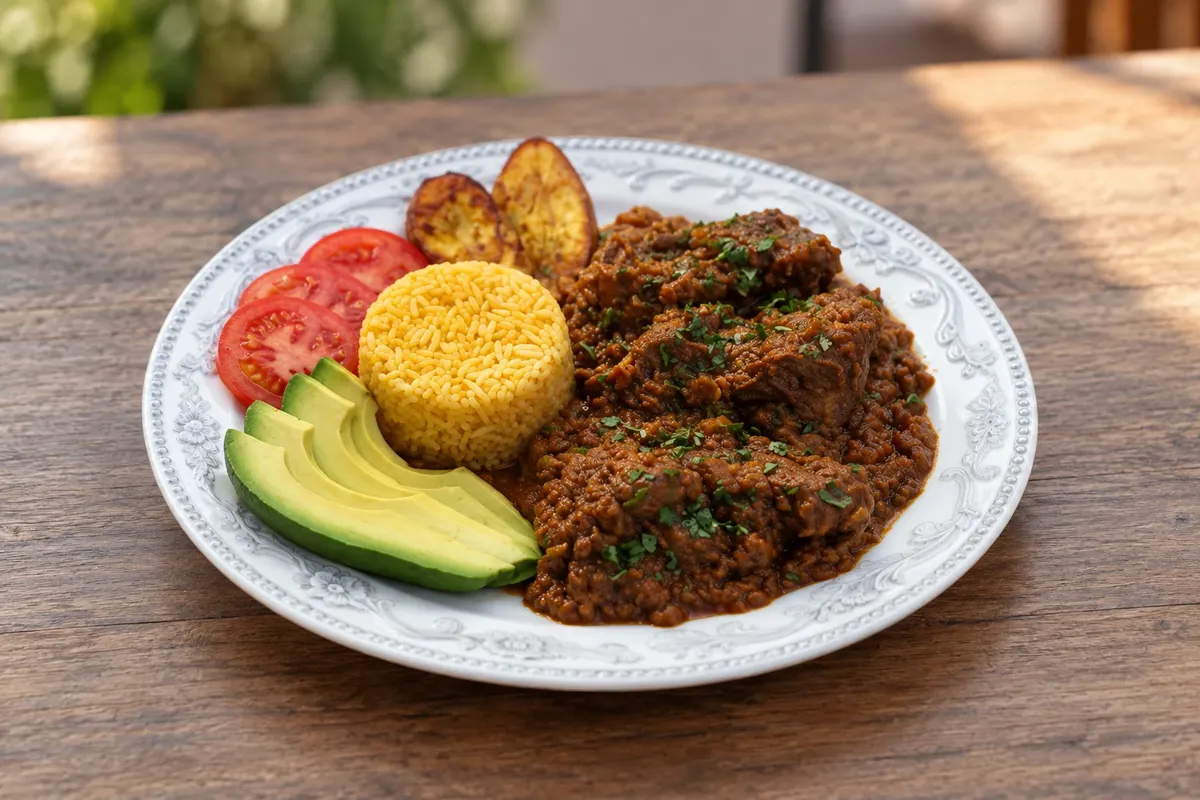 Seco de chivo — Santa Elena, Equador