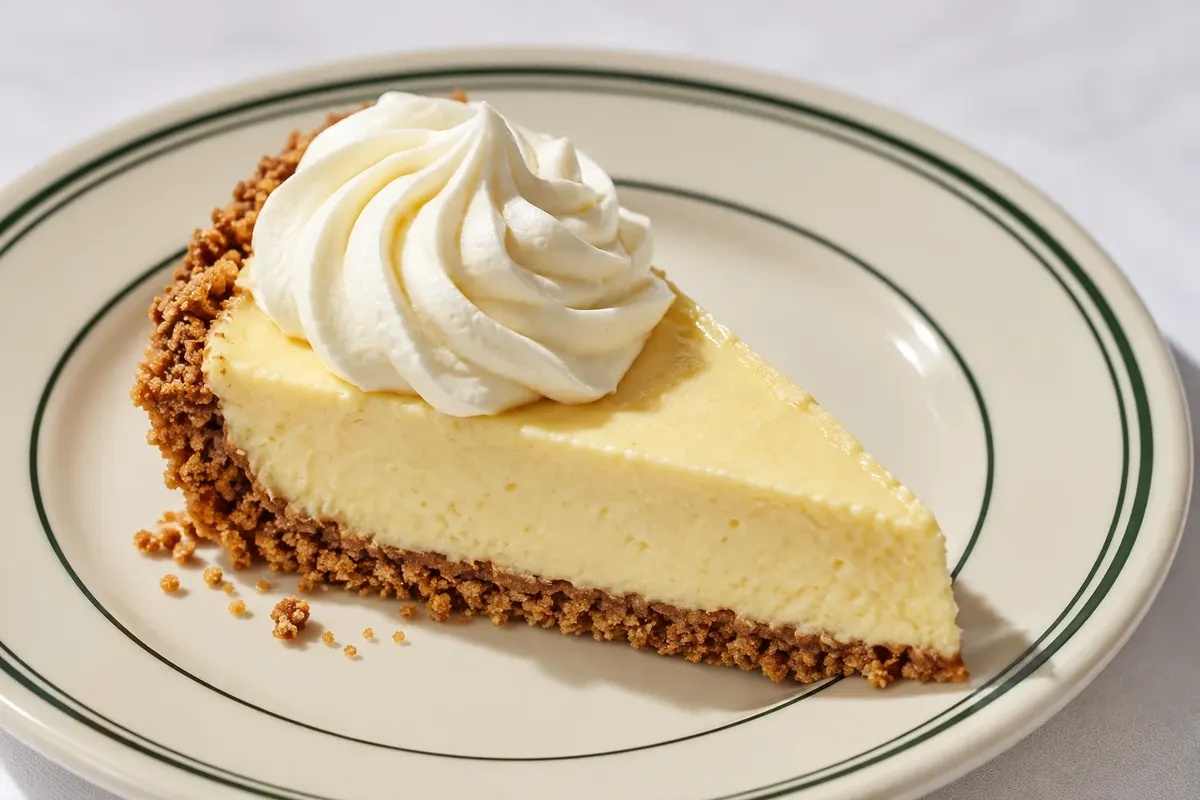 Key lime pie — detalhe da apresentação ou serviço