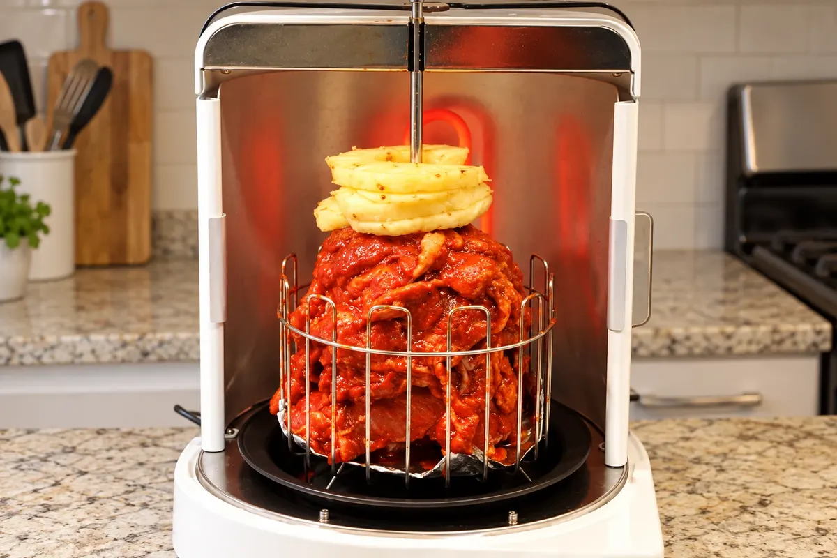 Tacos al pastor — detalhe