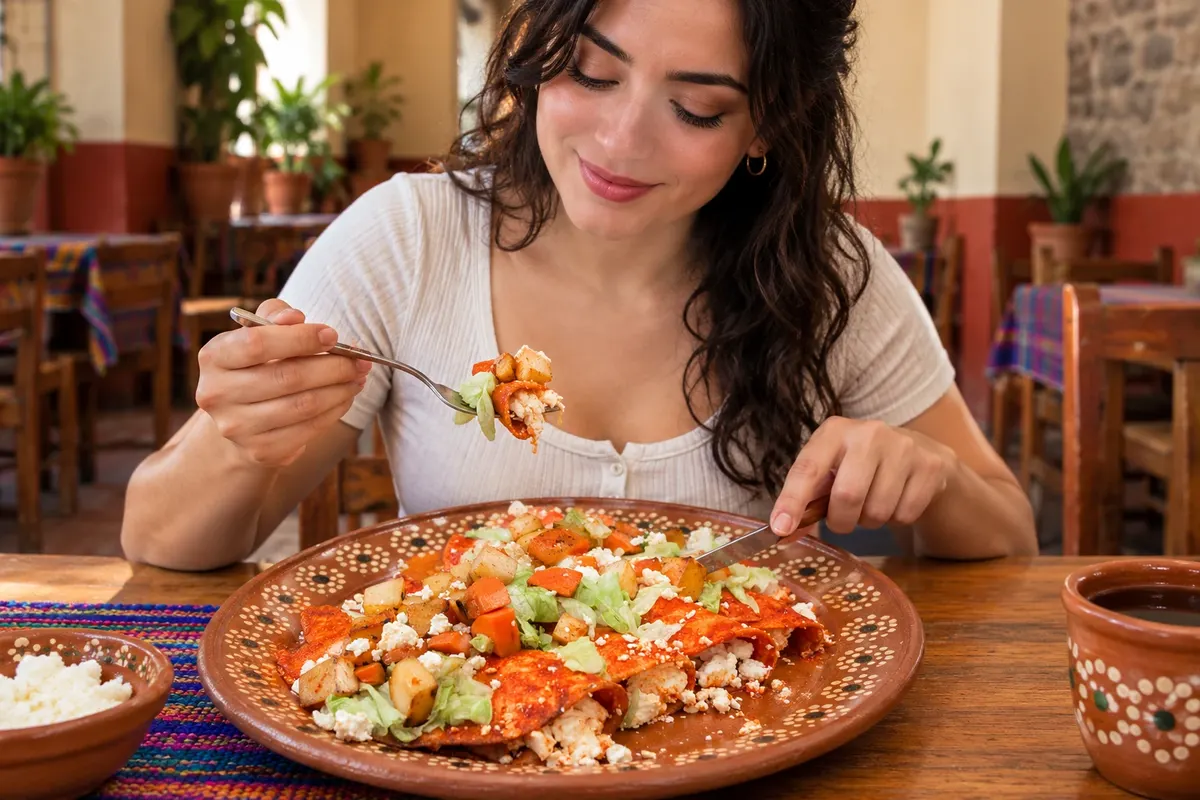Enchiladas mineras — Guanajuato, México