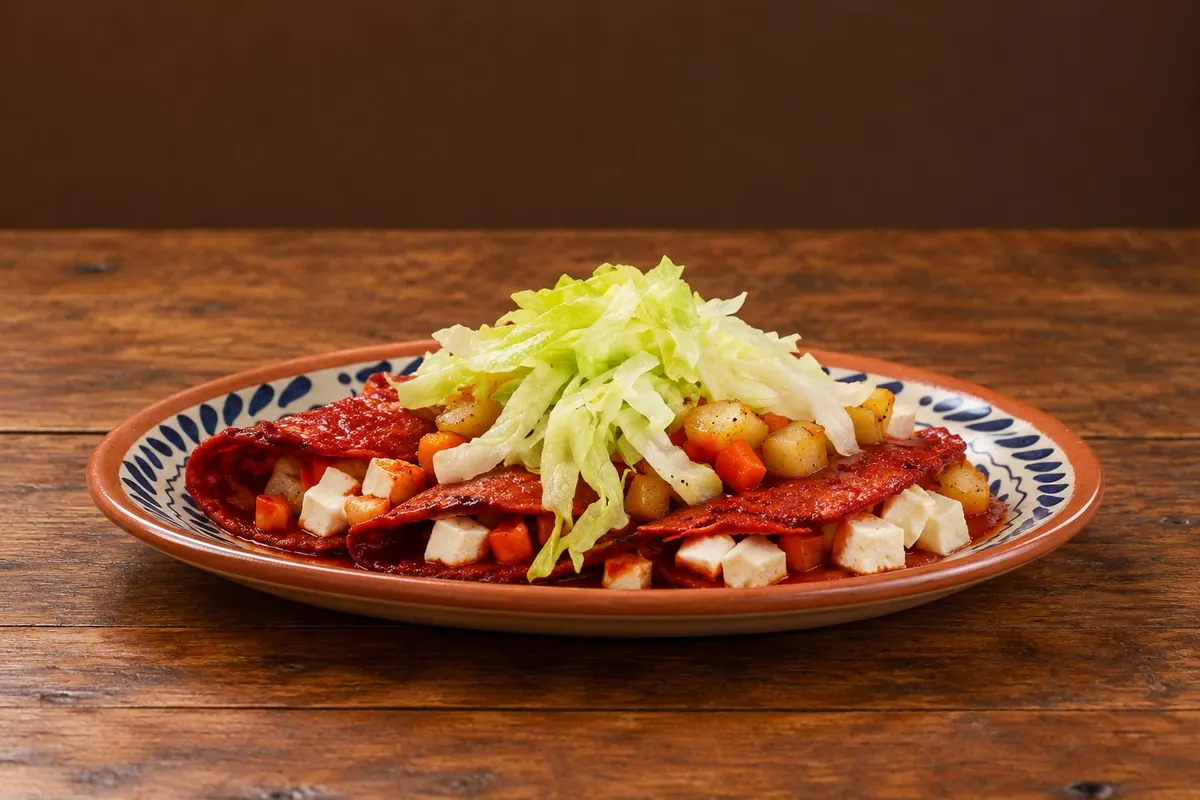 Enchiladas mineras — Guanajuato, México