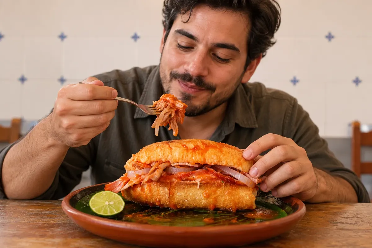 Torta ahogada — Guadalajara, México