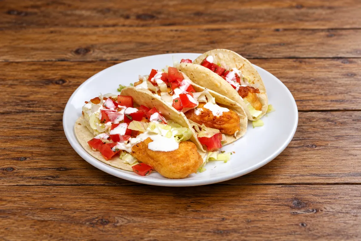 Taco de pescado estilo Ensenada — Ensenada, México