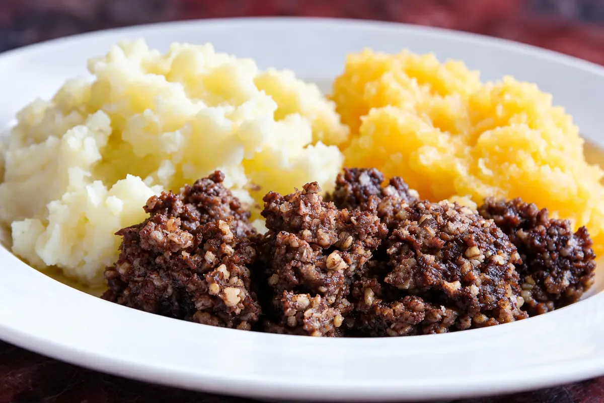 Haggis — detalhe.