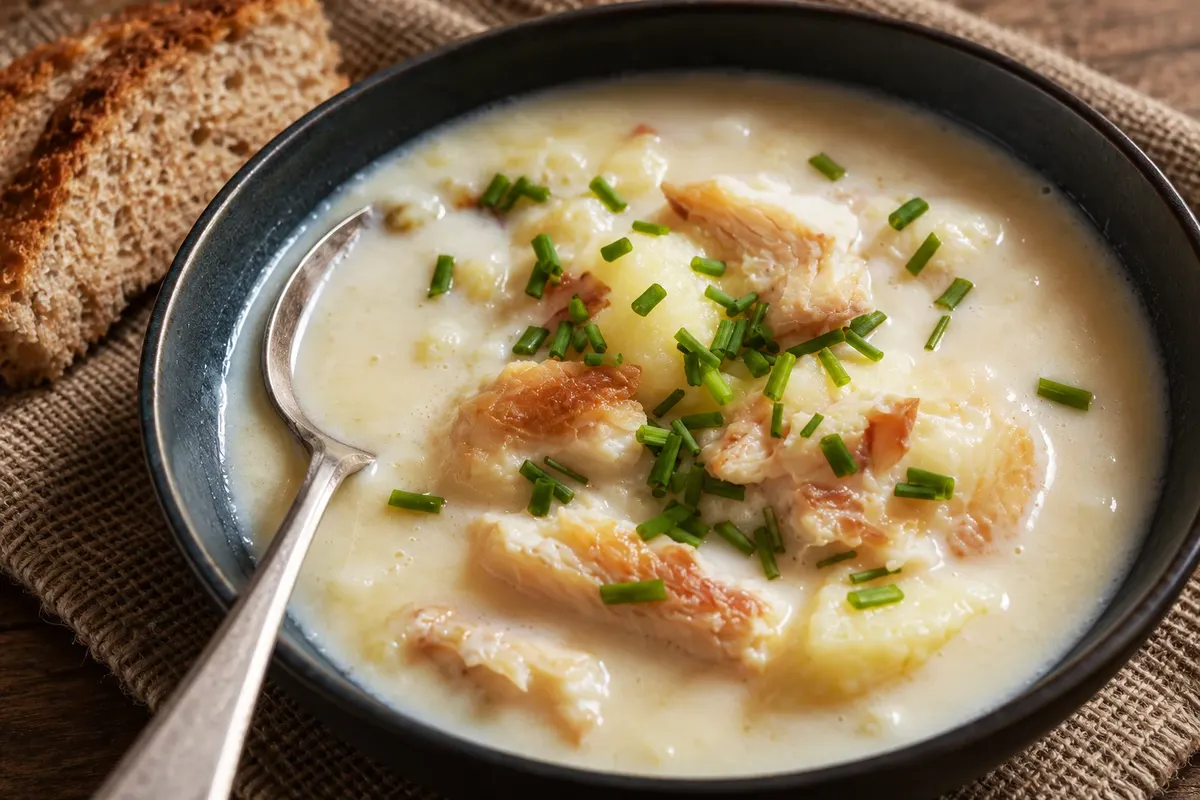 Cullen skink — detalhe.