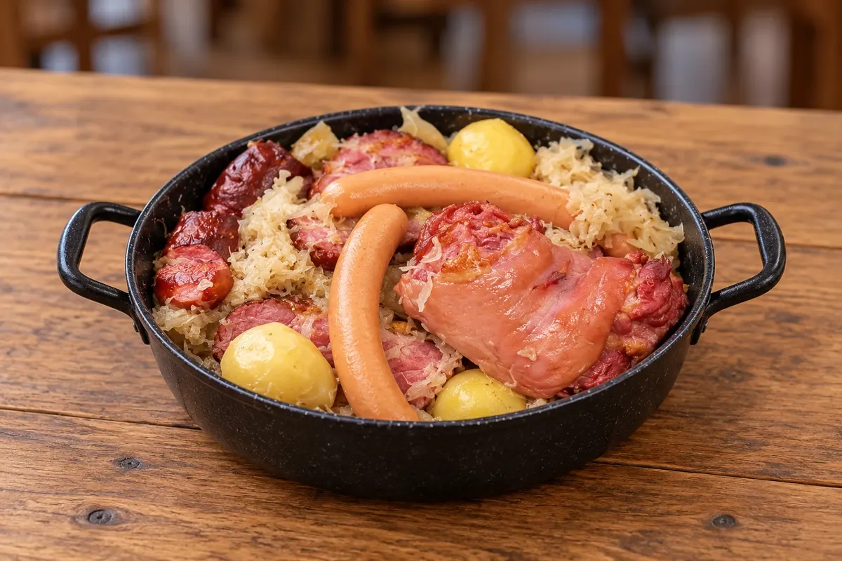 Choucroute garnie — Grande Leste, França