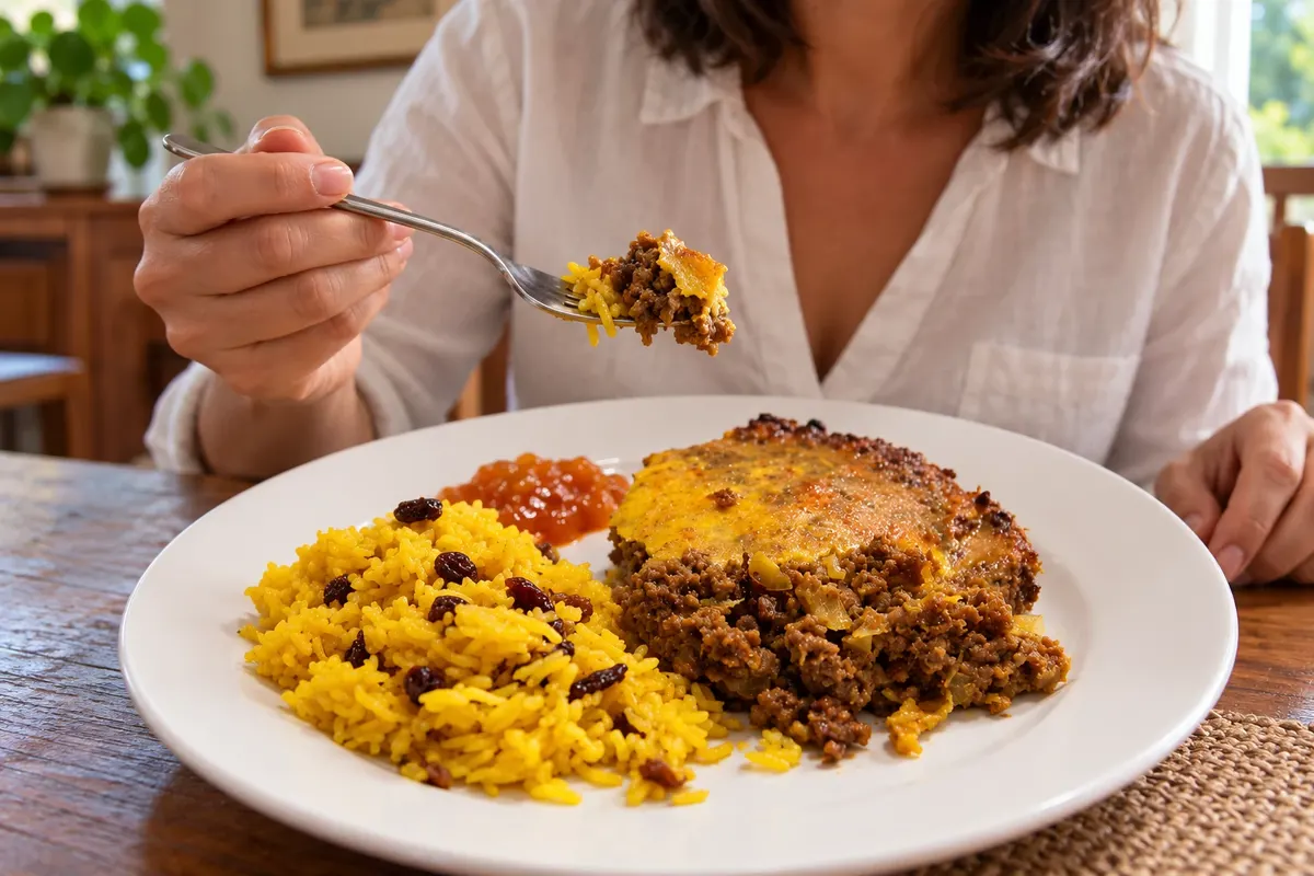 Bobotie — Cidade do Cabo, África do Sul
