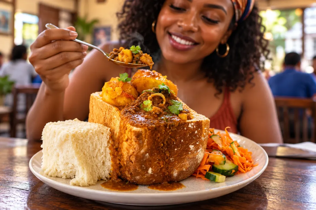 Bunny chow — Durban, África do Sul