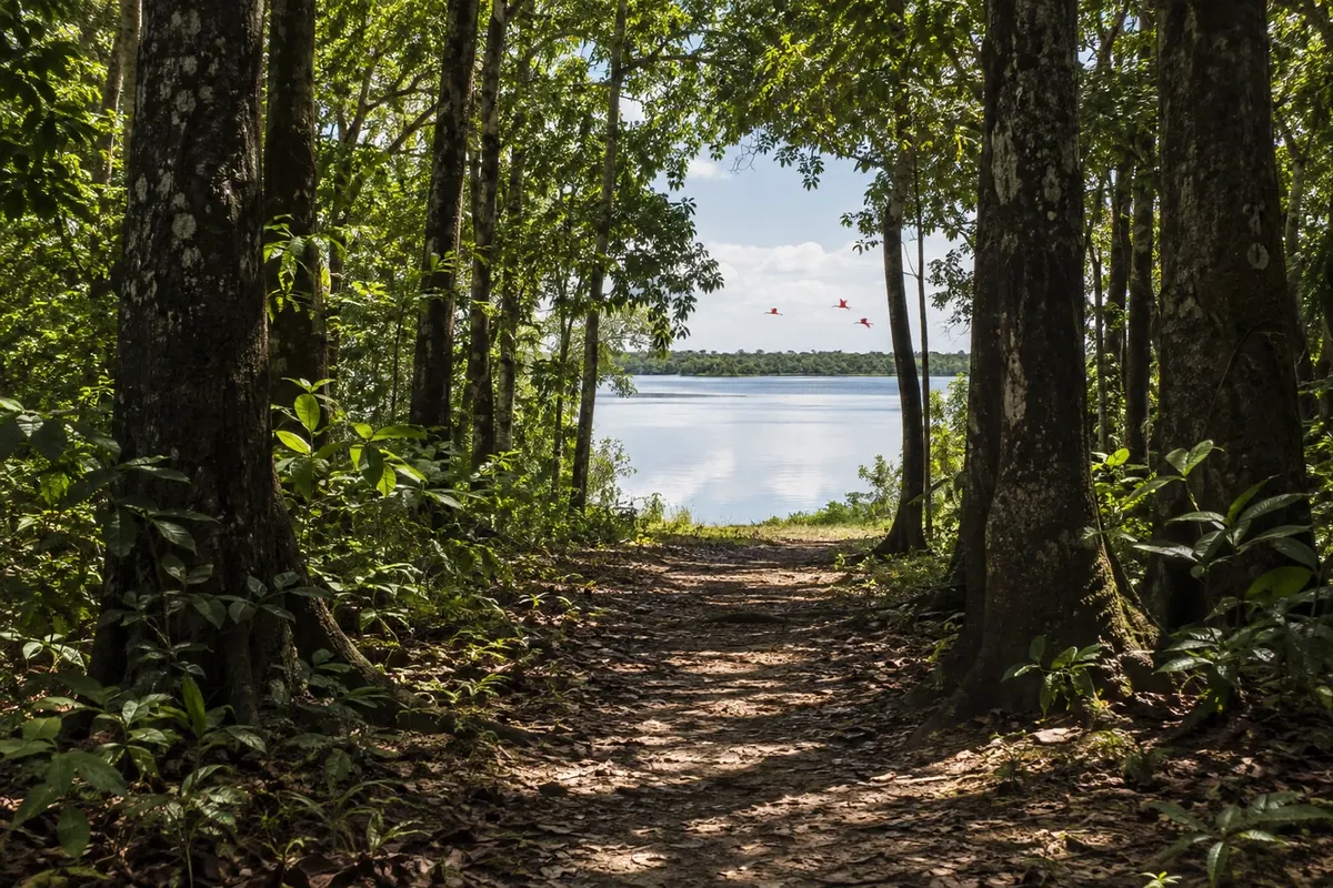 Mata do Bacurizal e Lago dos Guarás